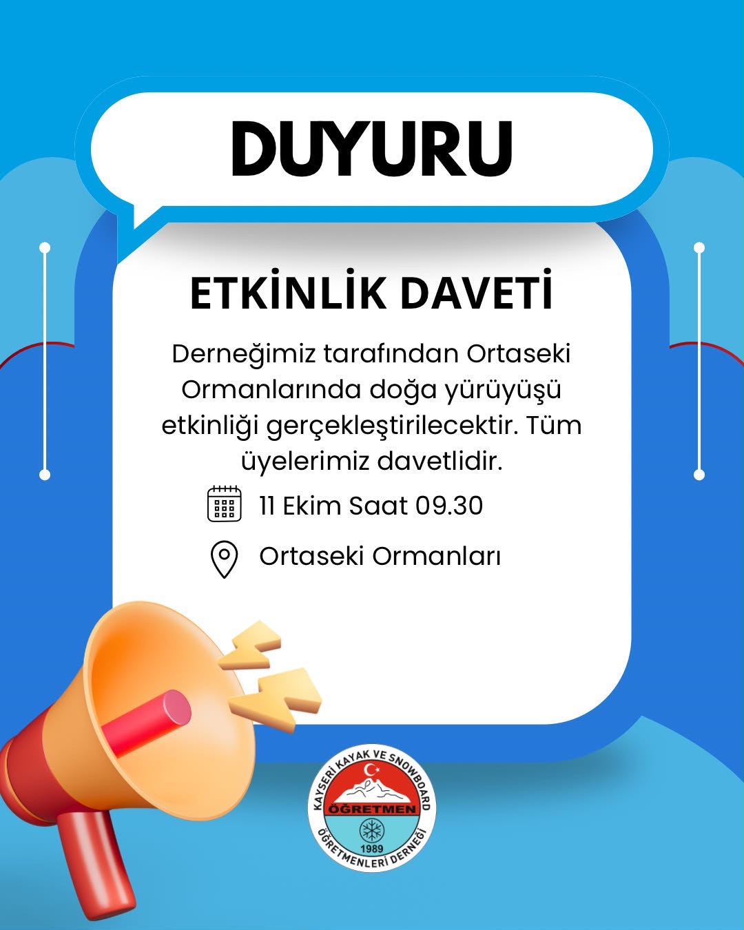 Üyelerimize Özel Etkinlik Daveti
